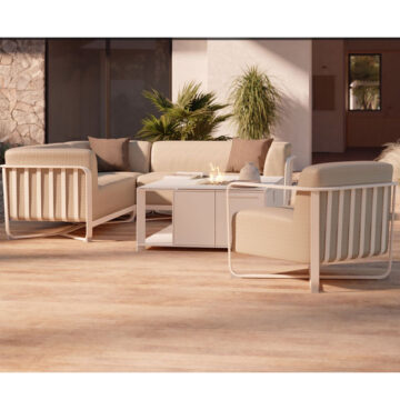 Juno Sectional and Lounge Chair by Woodard