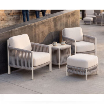 Eve Swivel Lounge Chair by Woodard