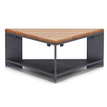 Gather Triangle Coffee Table w/NexTeak by Woodard