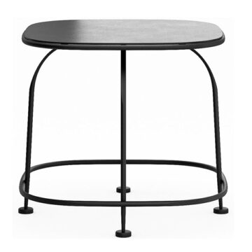 Reed Iron Square Side Table by Woodard