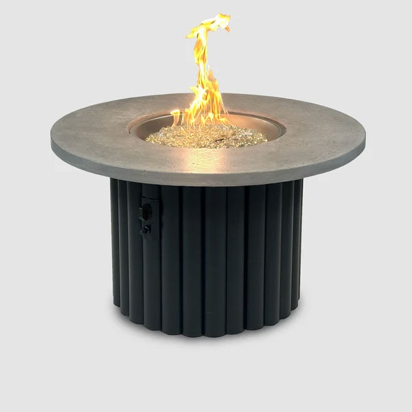 Riverie 42" Round Fire Table by Outdoor Great Room