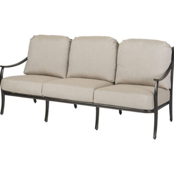Edge Cast Aluminum Cushion Sofa by Gensun