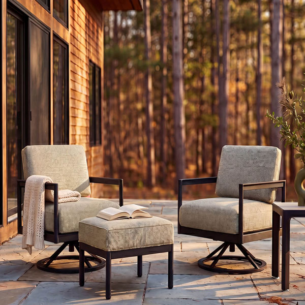 Brook Lounge Set by Woodard