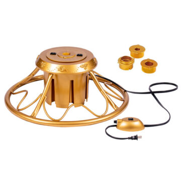Gold Rotating Tree Stand