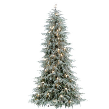 9' Frosted Norfolk Pine Artificial Christmas Tree