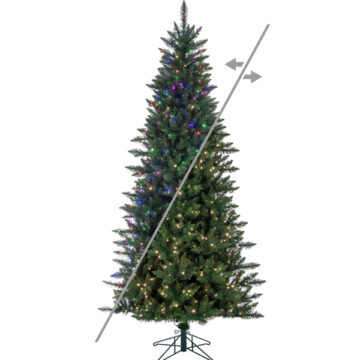 8.5' x 50" Camdon Fir Slim 5mm 800LED Color Changing