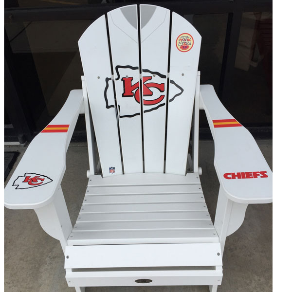 Custom Sports Chair Kansas City Chiefs, Outdoor Furniture Kansas City