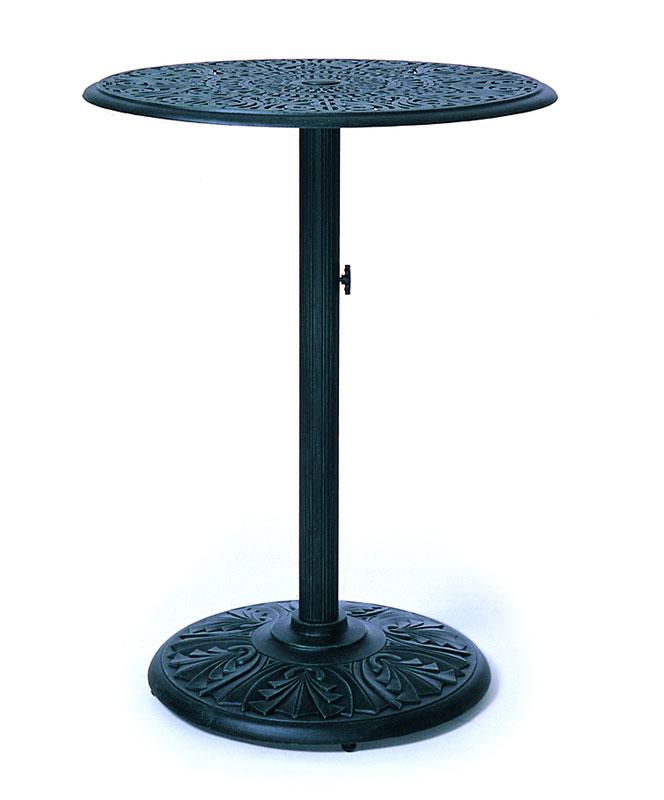 Seasonal Concepts Tuscany 30 Rd Pedestal Bar Height Table By