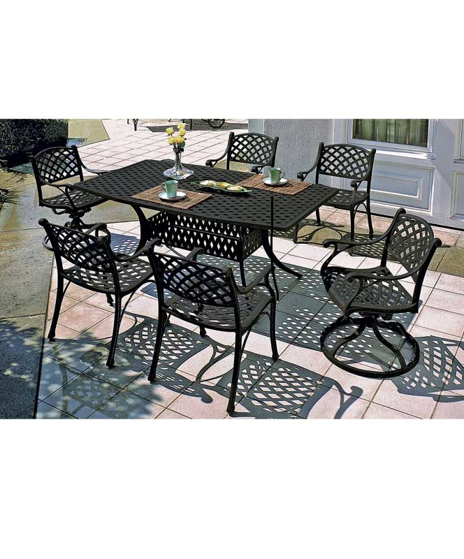 Seasonal Concepts Columbia Dining Set From Gensun Seasonal