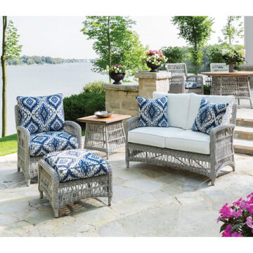 Lloyd Flanders Mackinac Wicker Lounge Set