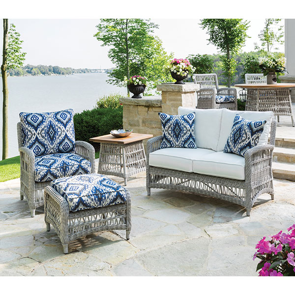 Lloyd Flanders Mackinac Wicker Lounge Set