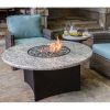 Oriflamme 48″ Round Firepit with Granite Top by Designing Fire