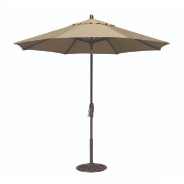 9′ Auto Tilt Market Umbrella by Treasure Garden