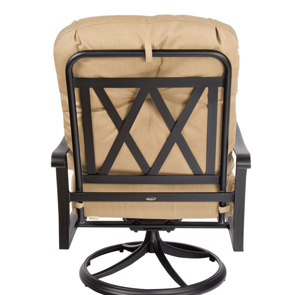 Cortland Big Man’s Rocking Swivel Lounge Chair by Woodard