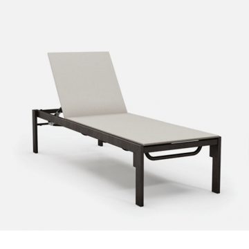Allure Aluminum Sling Adjustable Chaise Lounge by Homecrest