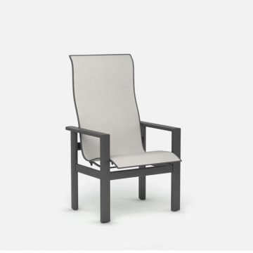 Elements Aluminum Sling High Back Dining Chair by Homecrest