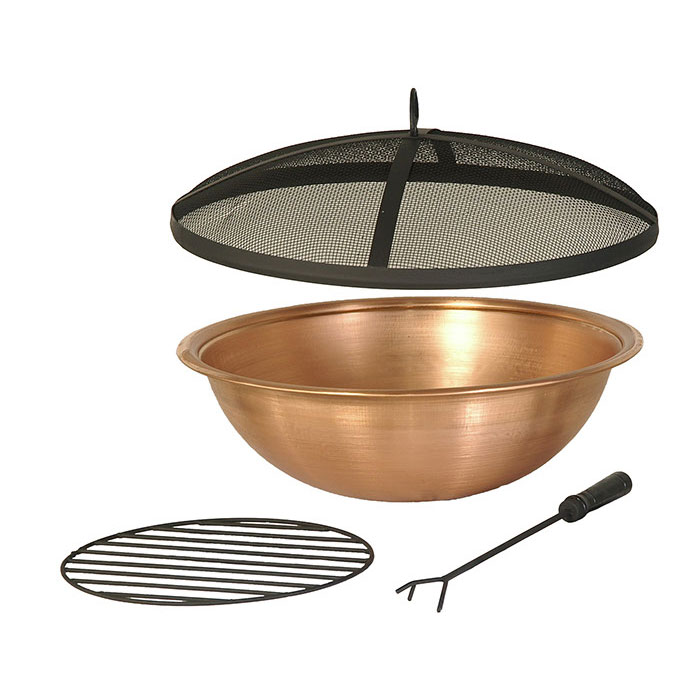 Copper Fire Pit Bowl, Fire Pit Liner Replacement