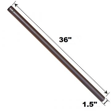 36″ Extension Bottom Pole for Umbrella by Treasure Garden