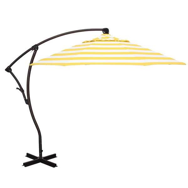 9′ Cantilever Umbrella with Crank Lift -by California Umbrella