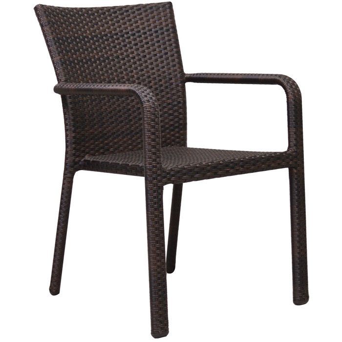 Napa Bistro Chair Roasted Pecan by Patio Renaissance