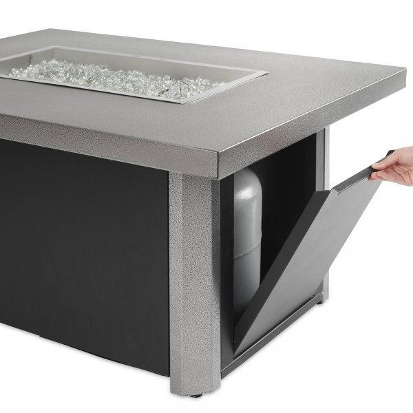 Caden Rectangular Gas Fire Pit Table by Outdoor GreatRoom