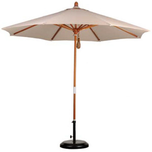 9′ Market Umbrella with Push Lift System by California Umbrella